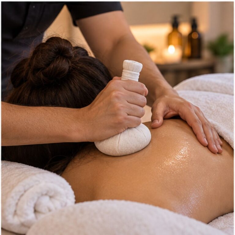 Aromatherapy massage with essential oils in Las Vegas
